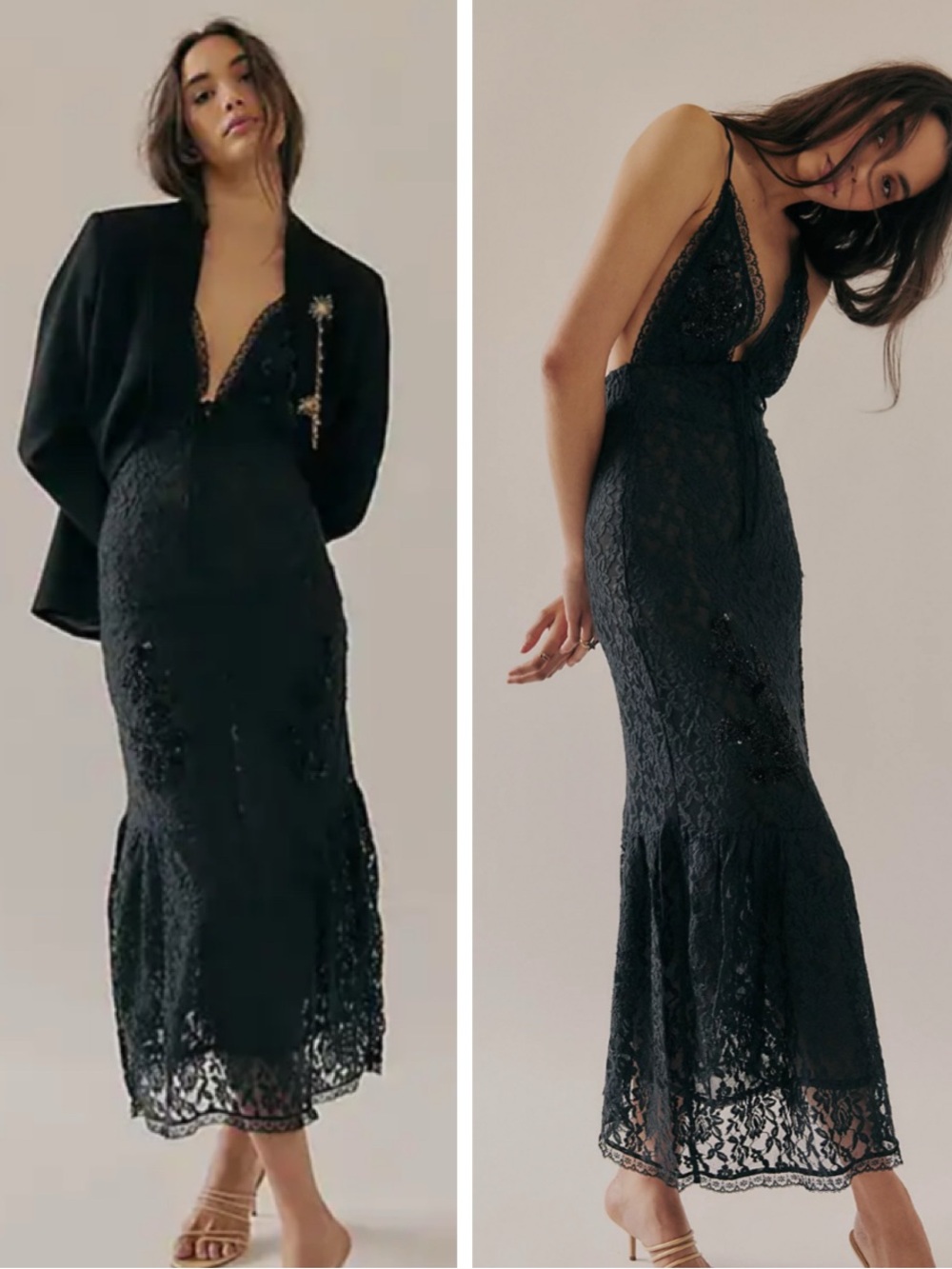 Free People Viper Love Maxi Dress in Black sz XS